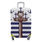 Anchor-background-design Luggage Cover (Small)