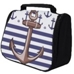 Anchor-background-design Full Print Travel Pouch (Big)