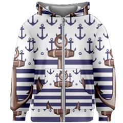 Kids  Zipper Hoodie Without Drawstring 