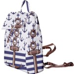 Anchor-background-design Buckle Everyday Backpack