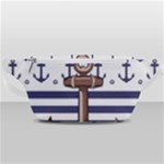 Anchor-background-design Waist Bag 