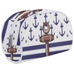 Anchor-background-design Make Up Case (Medium)