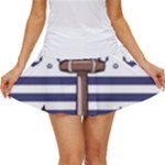 Anchor-background-design Women s Skort