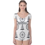 Marine-nautical-seamless-pattern-with-vintage-lighthouse-wheel Boyleg Leotard 