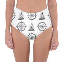 Reversible High-Waist Bikini Bottoms 