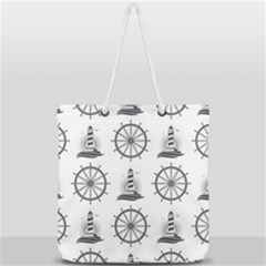 Full Print Rope Handle Tote (Large) 