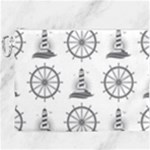 Marine-nautical-seamless-pattern-with-vintage-lighthouse-wheel Canvas Cosmetic Bag (XXXL)