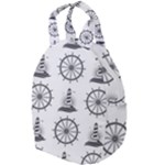 Marine-nautical-seamless-pattern-with-vintage-lighthouse-wheel Travel Backpack