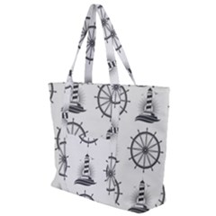 Zip Up Canvas Bag 