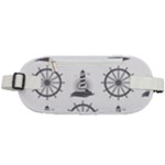 Marine-nautical-seamless-pattern-with-vintage-lighthouse-wheel Rounded Waist Pouch