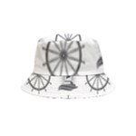 Marine-nautical-seamless-pattern-with-vintage-lighthouse-wheel Bucket Hat (Kids)