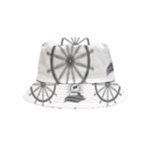 Marine-nautical-seamless-pattern-with-vintage-lighthouse-wheel Inside Out Bucket Hat (Kids)