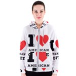 I love American coffee Women s Zipper Hoodie