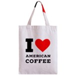 I love American coffee Zipper Classic Tote Bag