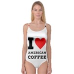 I love American coffee Camisole Leotard 