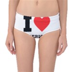 I love American coffee Mid-Waist Bikini Bottoms