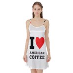 I love American coffee Satin Night Slip