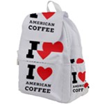 I love American coffee Top Flap Backpack