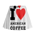 I love American coffee Mini Flare Skirt