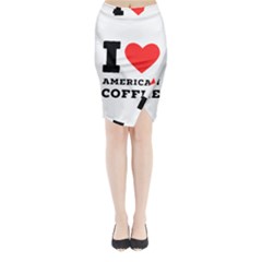 I love American coffee Midi Wrap Pencil Skirt from ArtsNow.com