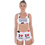 I love American coffee Racerback Boyleg Bikini Set