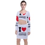 I love American coffee Top and Skirt Sets