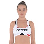 I love American coffee Cross Back Sports Bra