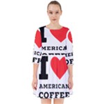 I love American coffee Smock Dress