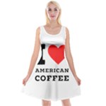 I love American coffee Reversible Velvet Sleeveless Dress