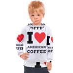 I love American coffee Kids  Hooded Pullover