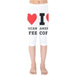 I love American coffee Kids  Capri Leggings 