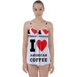 I love American coffee Babydoll Tankini Set