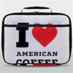 I love American coffee Full Print Lunch Bag