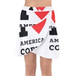 I love American coffee Wrap Front Skirt