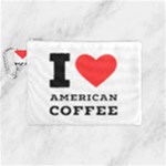 I love American coffee Canvas Cosmetic Bag (Medium)