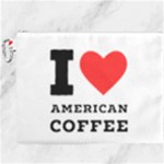 I love American coffee Canvas Cosmetic Bag (XXXL)