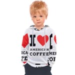 I love American coffee Kids  Overhead Hoodie