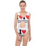 I love American coffee Center Cut Out Swimsuit