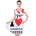 I love American coffee Cap Sleeve Midi Dress