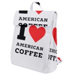 I love American coffee Flap Top Backpack