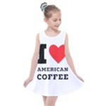 I love American coffee Kids  Summer Dress