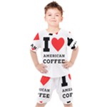 I love American coffee Kids  Tee and Shorts Set