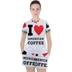 I love American coffee Women s Tee and Shorts Set