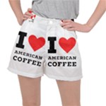 I love American coffee Women s Ripstop Shorts