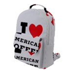 I love American coffee Flap Pocket Backpack (Large)