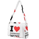 I love American coffee Front Pocket Crossbody Bag