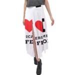 I love American coffee Velour Split Maxi Skirt