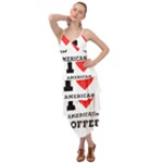 I love American coffee Layered Bottom Dress