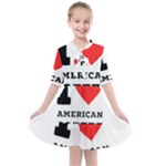 I love American coffee Kids  All Frills Chiffon Dress