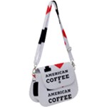 I love American coffee Saddle Handbag